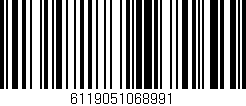 Código de barras (EAN, GTIN, SKU, ISBN): '6119051068991'