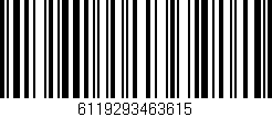 Código de barras (EAN, GTIN, SKU, ISBN): '6119293463615'