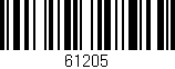 Código de barras (EAN, GTIN, SKU, ISBN): '61205'