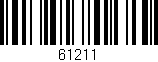 Código de barras (EAN, GTIN, SKU, ISBN): '61211'
