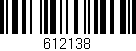 Código de barras (EAN, GTIN, SKU, ISBN): '612138'