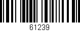 Código de barras (EAN, GTIN, SKU, ISBN): '61239'