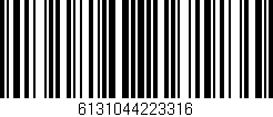 Código de barras (EAN, GTIN, SKU, ISBN): '6131044223316'