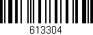 Código de barras (EAN, GTIN, SKU, ISBN): '613304'