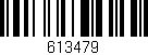 Código de barras (EAN, GTIN, SKU, ISBN): '613479'