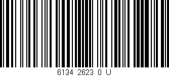 Código de barras (EAN, GTIN, SKU, ISBN): '6134_2623_0_U'