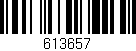 Código de barras (EAN, GTIN, SKU, ISBN): '613657'