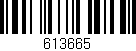 Código de barras (EAN, GTIN, SKU, ISBN): '613665'