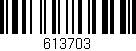 Código de barras (EAN, GTIN, SKU, ISBN): '613703'