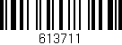 Código de barras (EAN, GTIN, SKU, ISBN): '613711'
