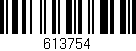 Código de barras (EAN, GTIN, SKU, ISBN): '613754'