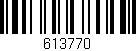 Código de barras (EAN, GTIN, SKU, ISBN): '613770'