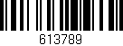 Código de barras (EAN, GTIN, SKU, ISBN): '613789'
