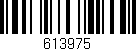 Código de barras (EAN, GTIN, SKU, ISBN): '613975'