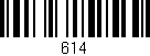 Código de barras (EAN, GTIN, SKU, ISBN): '614'