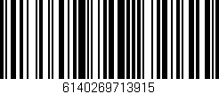 Código de barras (EAN, GTIN, SKU, ISBN): '6140269713915'
