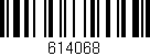 Código de barras (EAN, GTIN, SKU, ISBN): '614068'