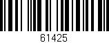 Código de barras (EAN, GTIN, SKU, ISBN): '61425'