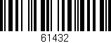 Código de barras (EAN, GTIN, SKU, ISBN): '61432'