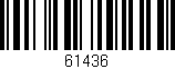 Código de barras (EAN, GTIN, SKU, ISBN): '61436'
