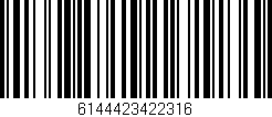 Código de barras (EAN, GTIN, SKU, ISBN): '6144423422316'