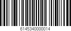 Código de barras (EAN, GTIN, SKU, ISBN): '6145340000014'