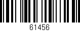 Código de barras (EAN, GTIN, SKU, ISBN): '61456'