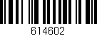 Código de barras (EAN, GTIN, SKU, ISBN): '614602'