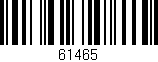 Código de barras (EAN, GTIN, SKU, ISBN): '61465'