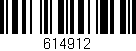 Código de barras (EAN, GTIN, SKU, ISBN): '614912'