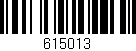 Código de barras (EAN, GTIN, SKU, ISBN): '615013'
