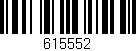 Código de barras (EAN, GTIN, SKU, ISBN): '615552'