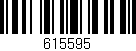 Código de barras (EAN, GTIN, SKU, ISBN): '615595'