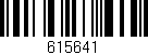 Código de barras (EAN, GTIN, SKU, ISBN): '615641'