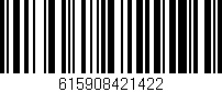 Código de barras (EAN, GTIN, SKU, ISBN): '615908421422'