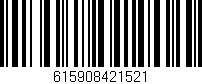 Código de barras (EAN, GTIN, SKU, ISBN): '615908421521'