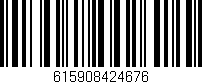 Código de barras (EAN, GTIN, SKU, ISBN): '615908424676'