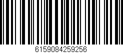 Código de barras (EAN, GTIN, SKU, ISBN): '6159084259256'
