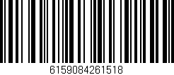 Código de barras (EAN, GTIN, SKU, ISBN): '6159084261518'