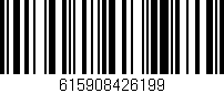 Código de barras (EAN, GTIN, SKU, ISBN): '615908426199'