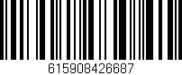 Código de barras (EAN, GTIN, SKU, ISBN): '615908426687'