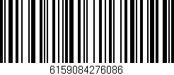 Código de barras (EAN, GTIN, SKU, ISBN): '6159084276086'