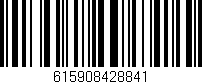 Código de barras (EAN, GTIN, SKU, ISBN): '615908428841'