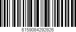 Código de barras (EAN, GTIN, SKU, ISBN): '6159084292826'