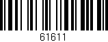 Código de barras (EAN, GTIN, SKU, ISBN): '61611'