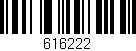 Código de barras (EAN, GTIN, SKU, ISBN): '616222'