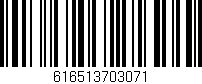 Código de barras (EAN, GTIN, SKU, ISBN): '616513703071'