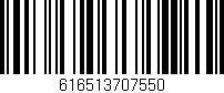 Código de barras (EAN, GTIN, SKU, ISBN): '616513707550'