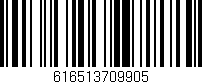 Código de barras (EAN, GTIN, SKU, ISBN): '616513709905'