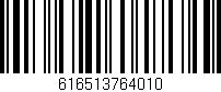 Código de barras (EAN, GTIN, SKU, ISBN): '616513764010'